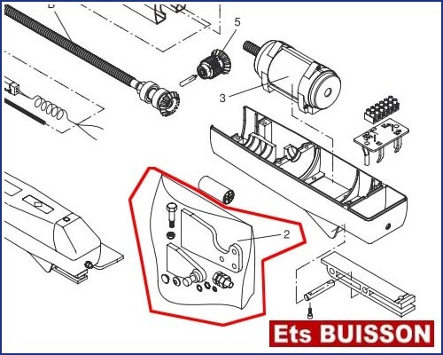 BENINCA DU.35V2FC - Blister N°2 Ref. 9686076